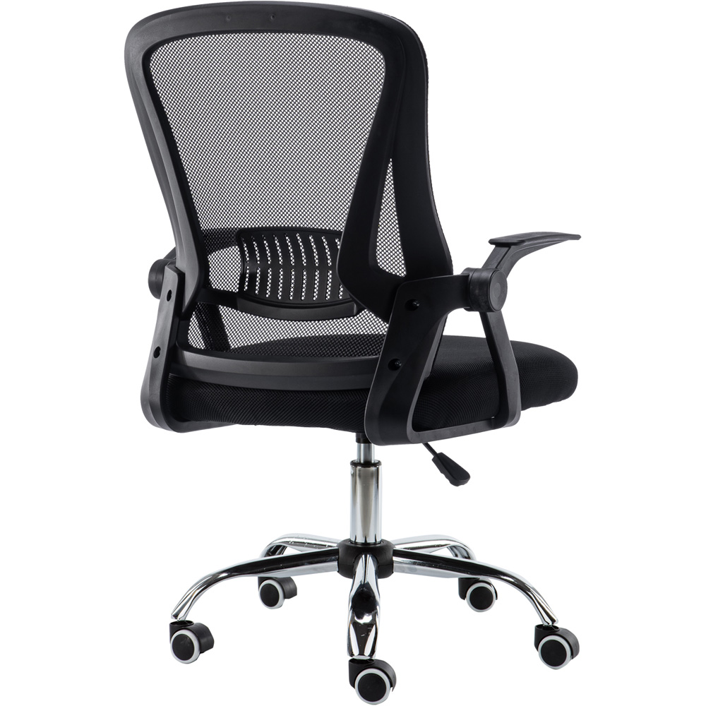 Neo Black Mesh Swivel Office Chair Image 6