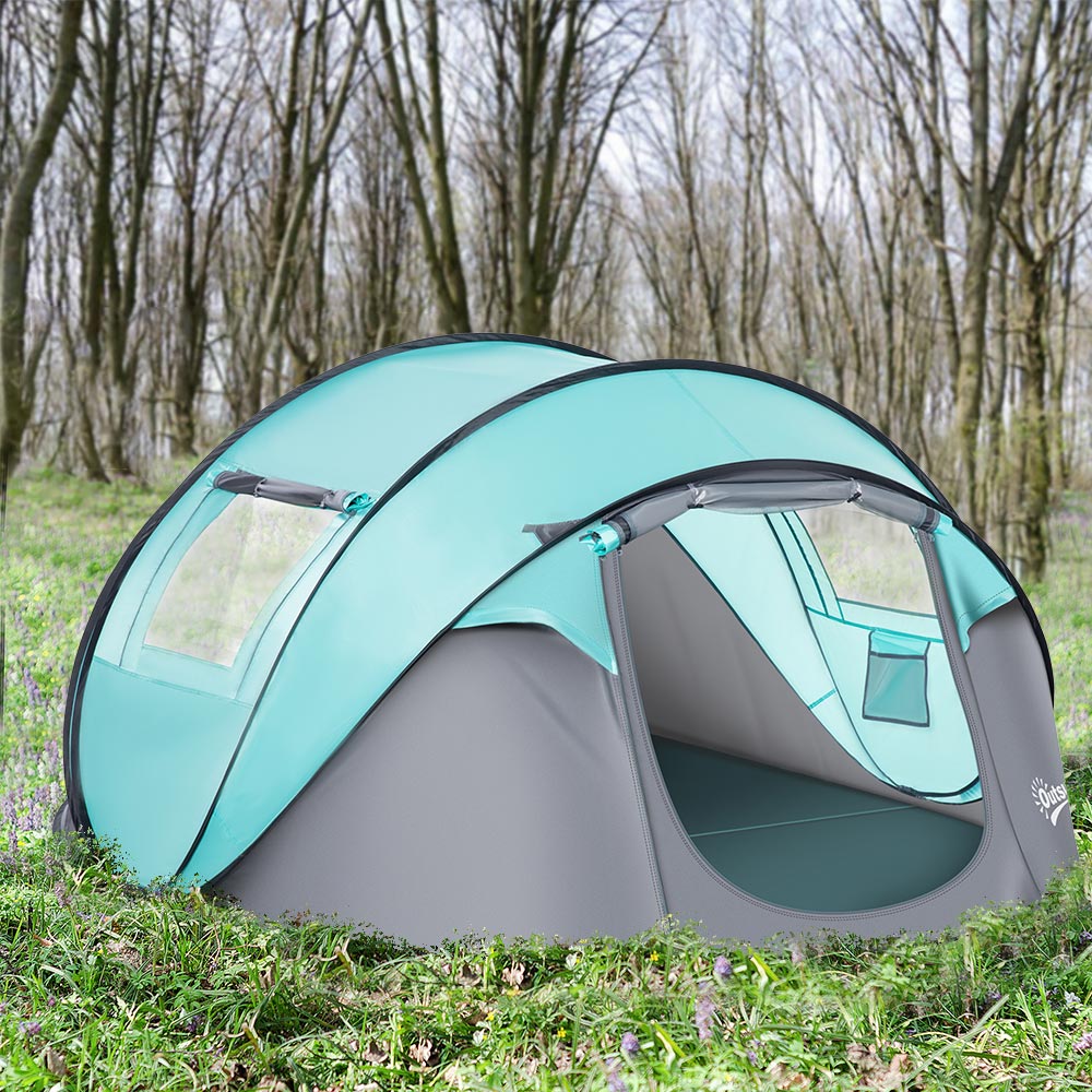 Outsunny 4-Person Pop-Up Camping Tent Image 2