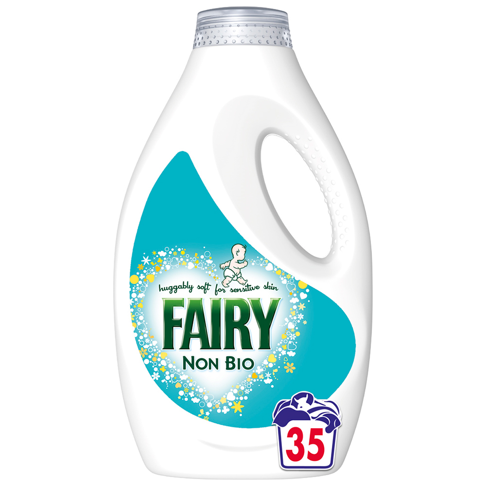Fairy Non Bio Washing Liquid 35 Washes Image 1