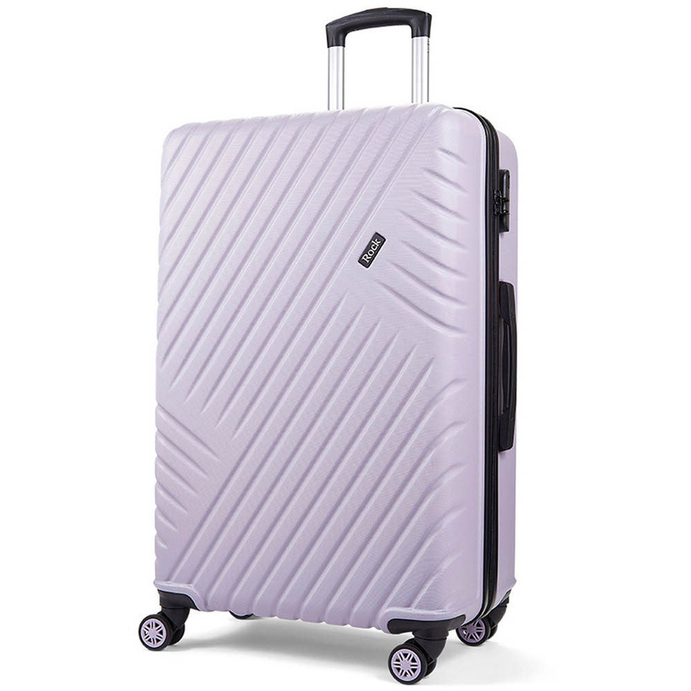 Rock Santiago Set of 3 Purple Hardshell Suitcases Image 2