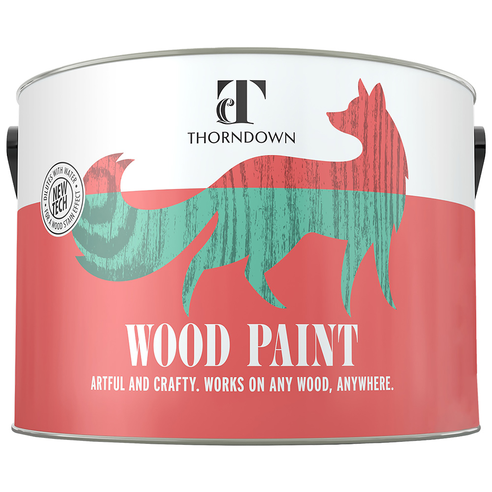 Thorndown Axe Blue Satin Wood Paint 2.5L Image 2