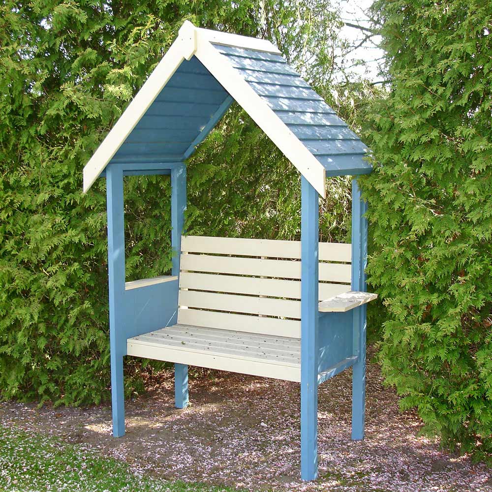 Shire Blossom 2 Seater 7 x 4 x 2.1ft Pressure Treated Arbour Image 3