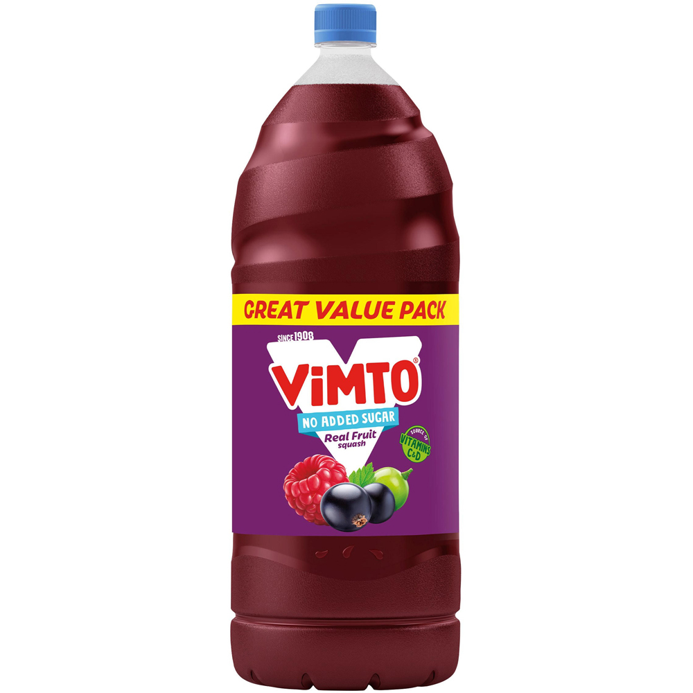 Vimto No Added Sugar Squash 3L Image