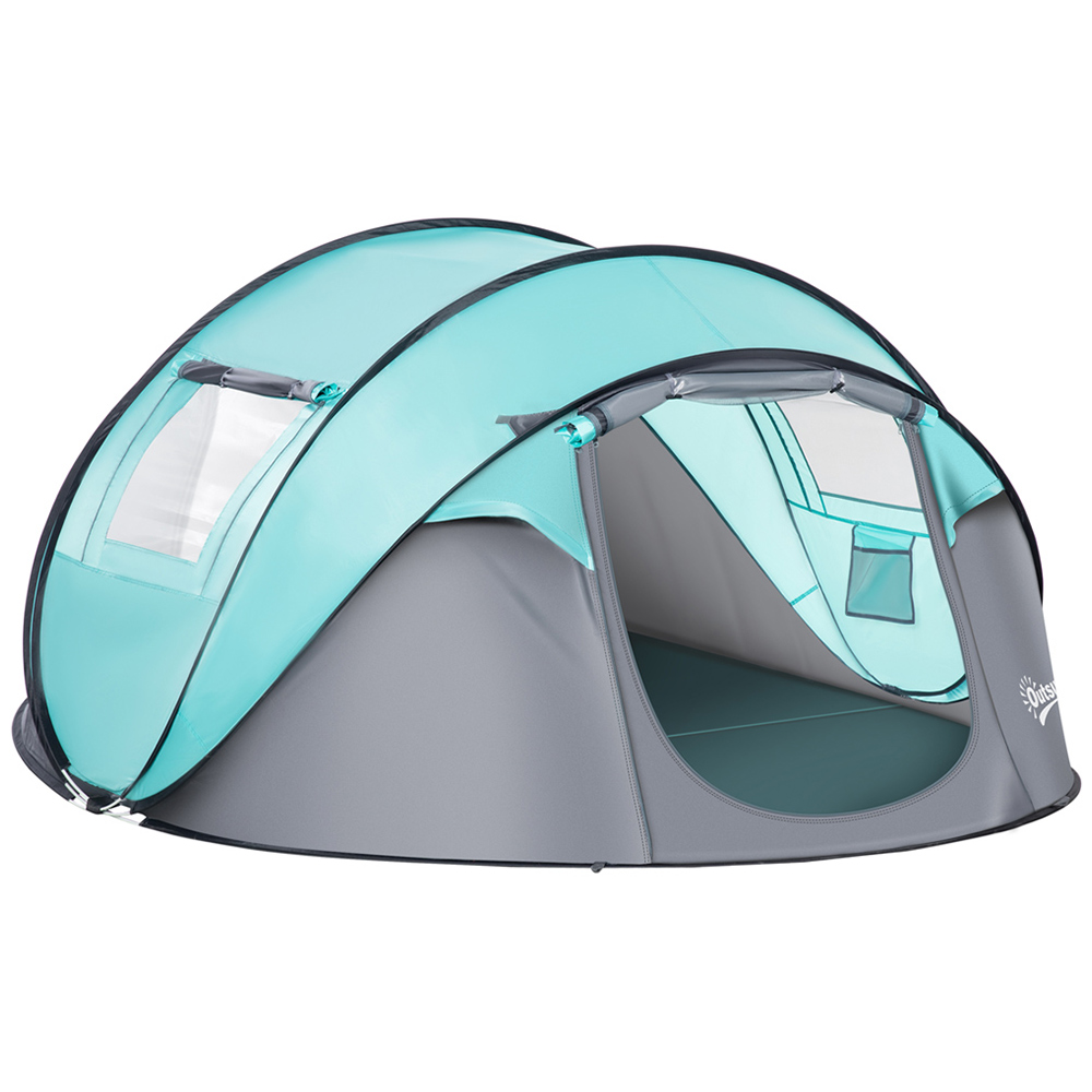 Outsunny 4-Person Pop-Up Camping Tent Image 1