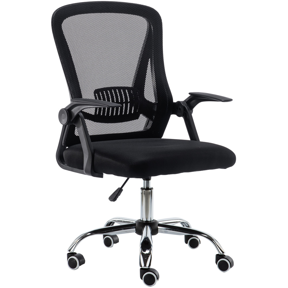 Neo Black Mesh Swivel Office Chair Image 2
