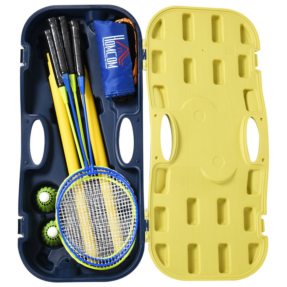 HOMCOM Portable Badminton Net Set Image 3