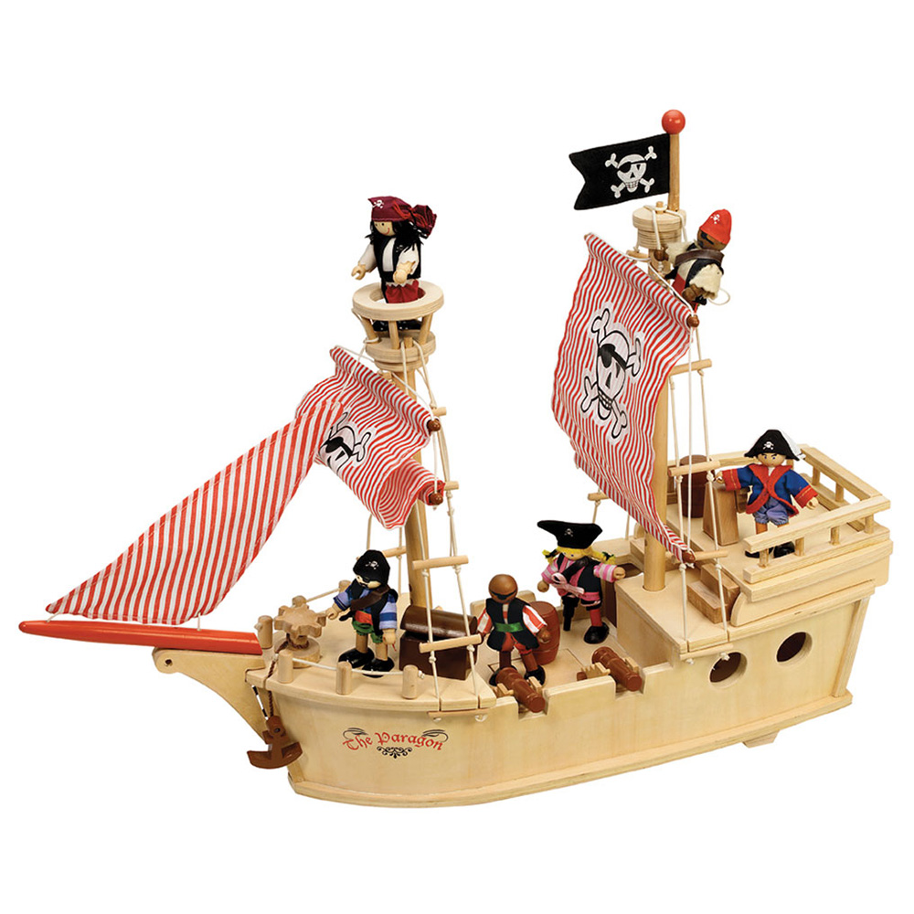 Tidlo Kids The Paragon Pirate Ship Playset Image 1