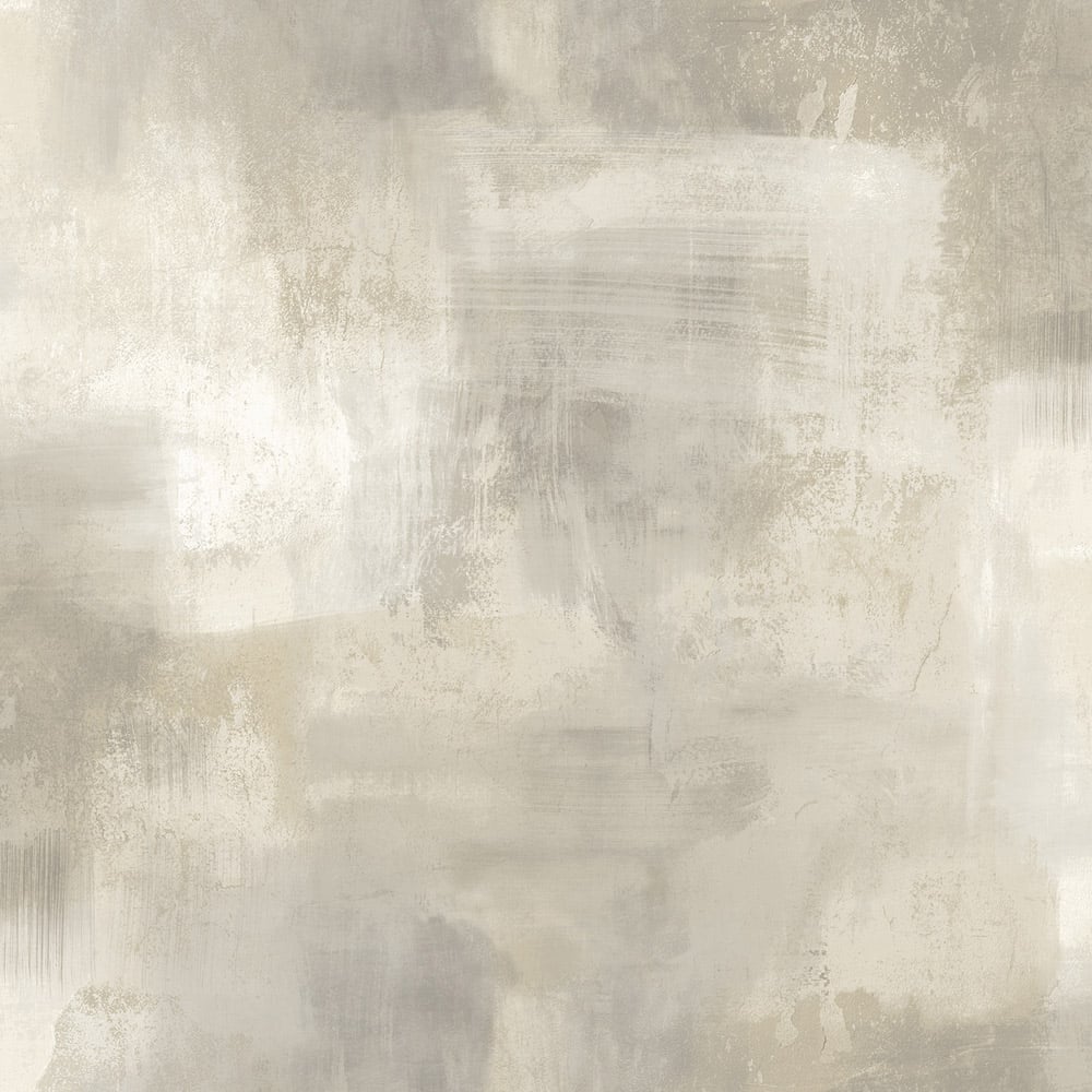 Grandeco Metro Distressed Paint Rustic Plaster Effect Taupe Textured Wallpaper Image 1