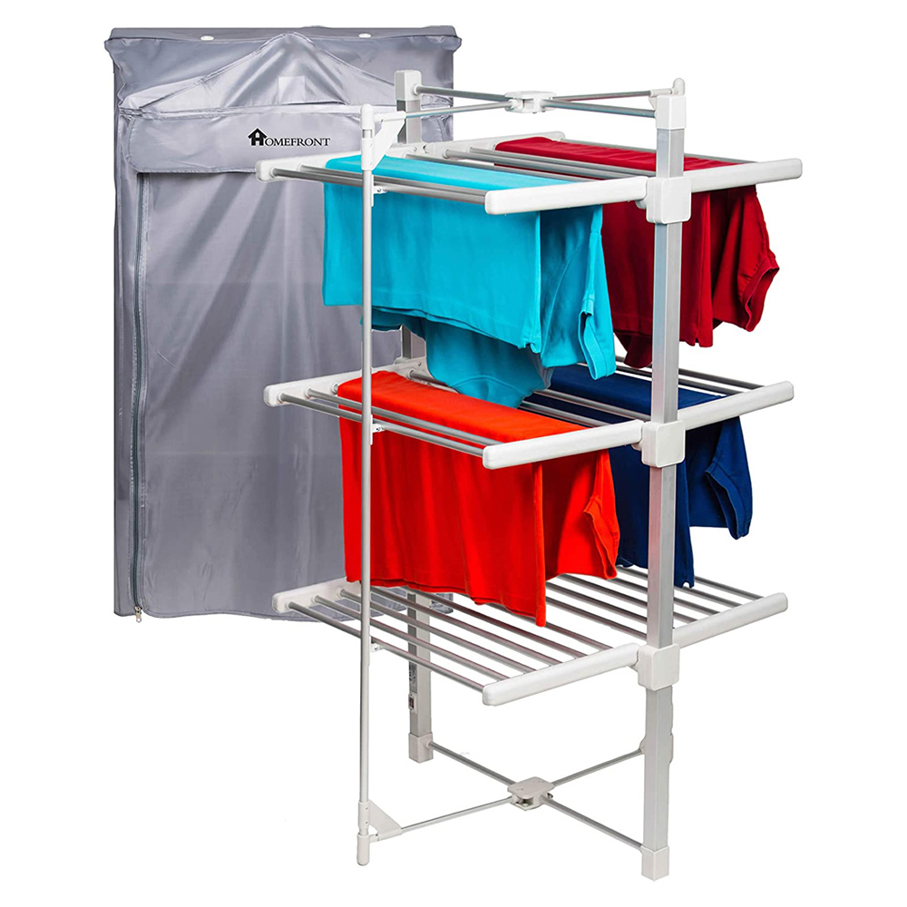 Homefront 3 Tier Heated Clothes Airer and Cover Image 8