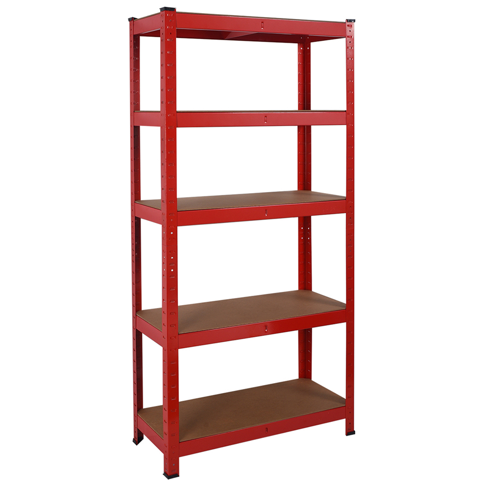 House of Home 5-Tier Red Heavy Duty Shelf Image 1