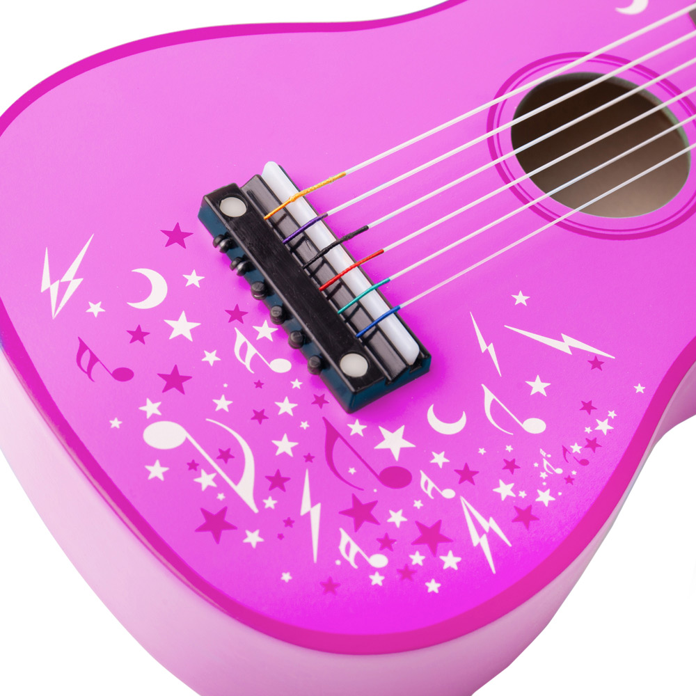 Tidlo Pink Flowers Guitar Image 5