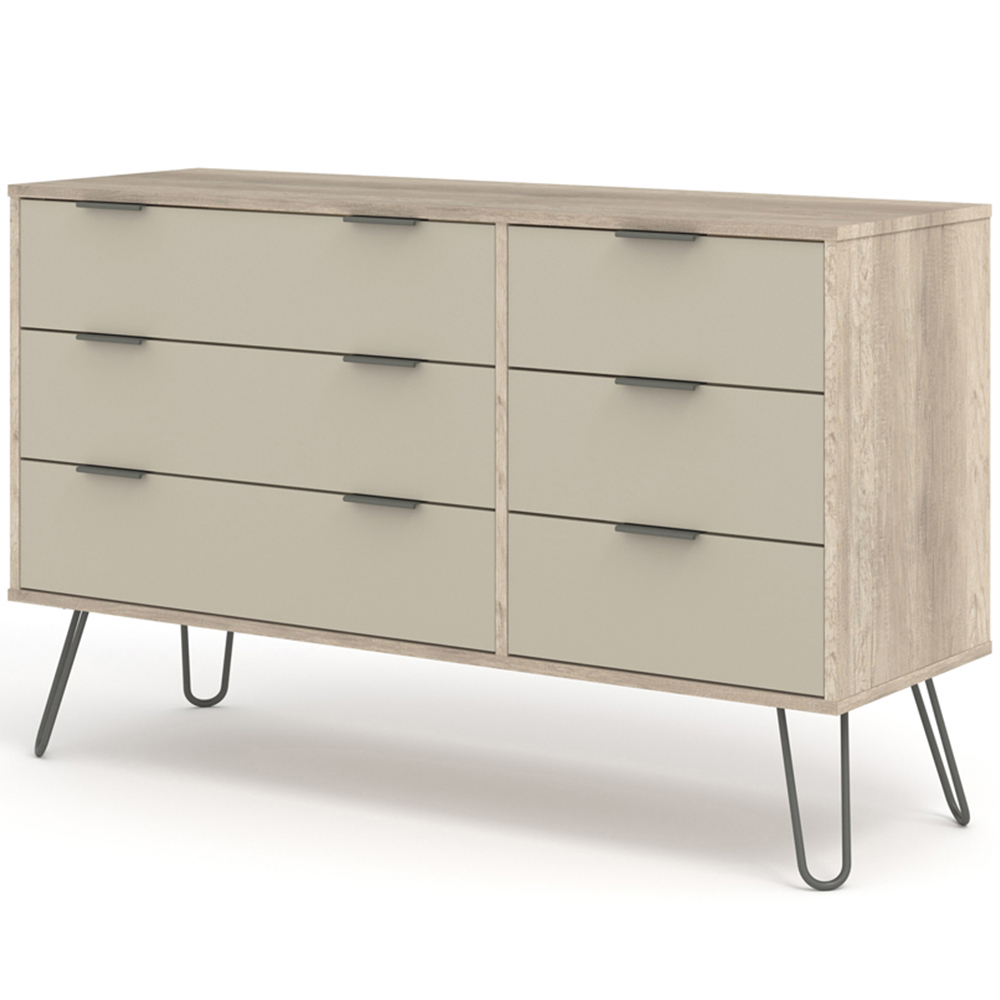 Core Products Augusta 6 Drawer Driftwood and Calico Chest of Drawers Image 3