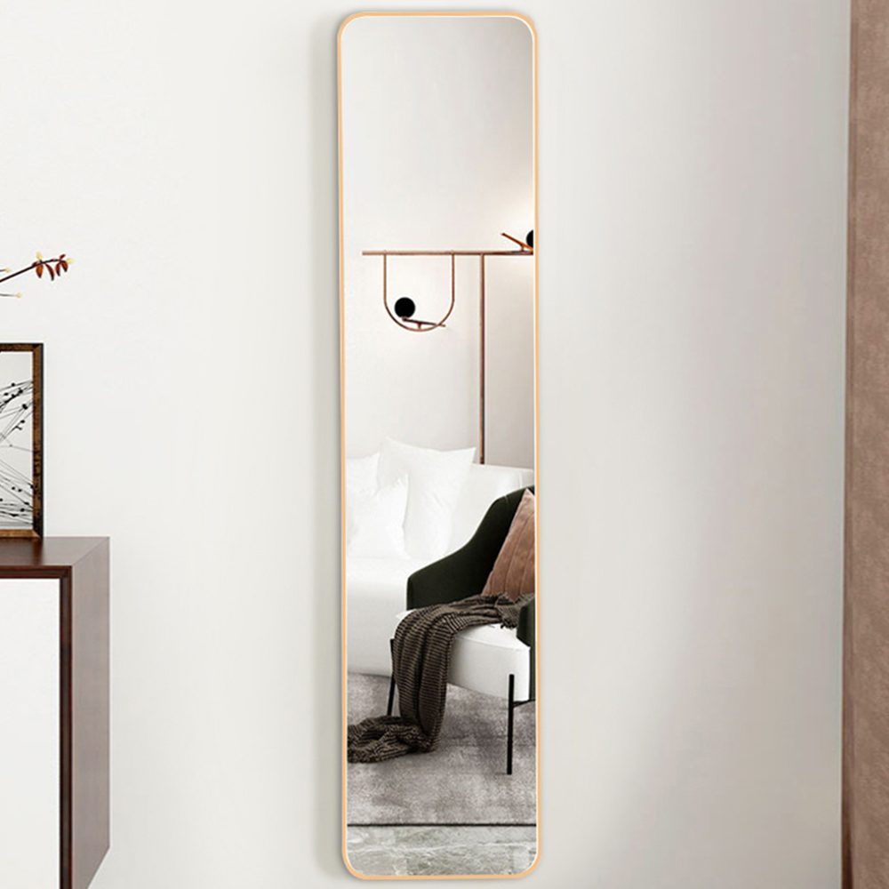 Living and Home Gold Frame Full Length Door Mirror 28 x 118cm Image 9