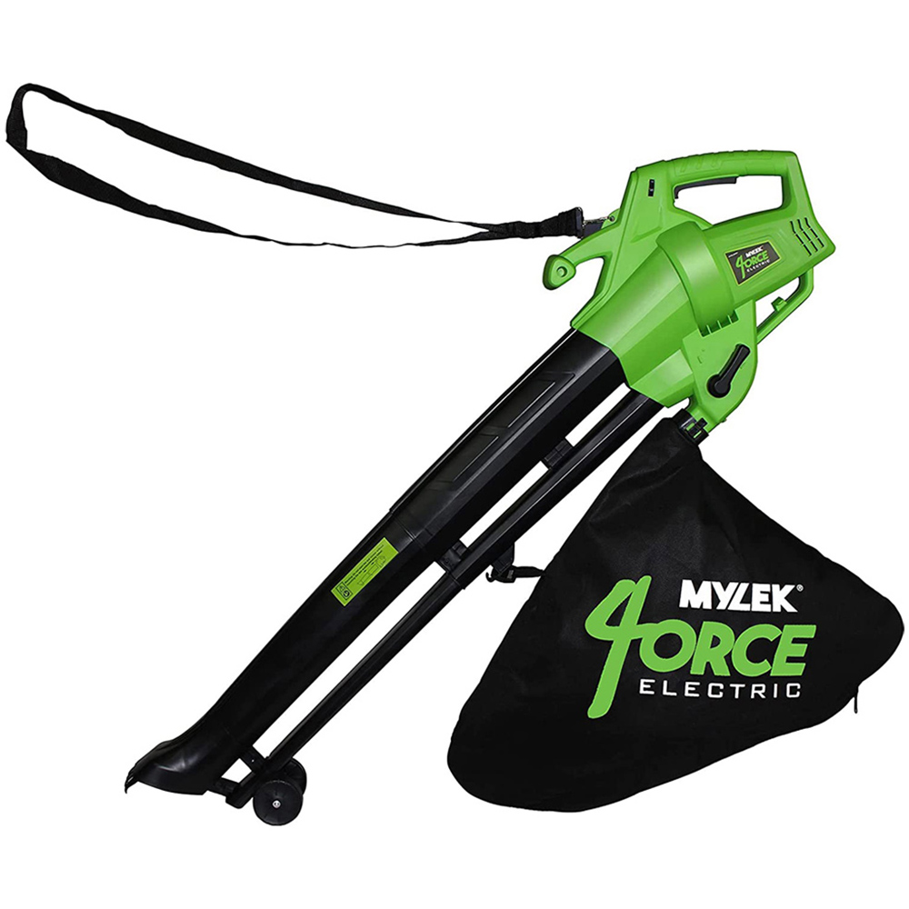Mylek 4orce 3000W Electric Leaf Blower with 2 Collection Bags Image 1