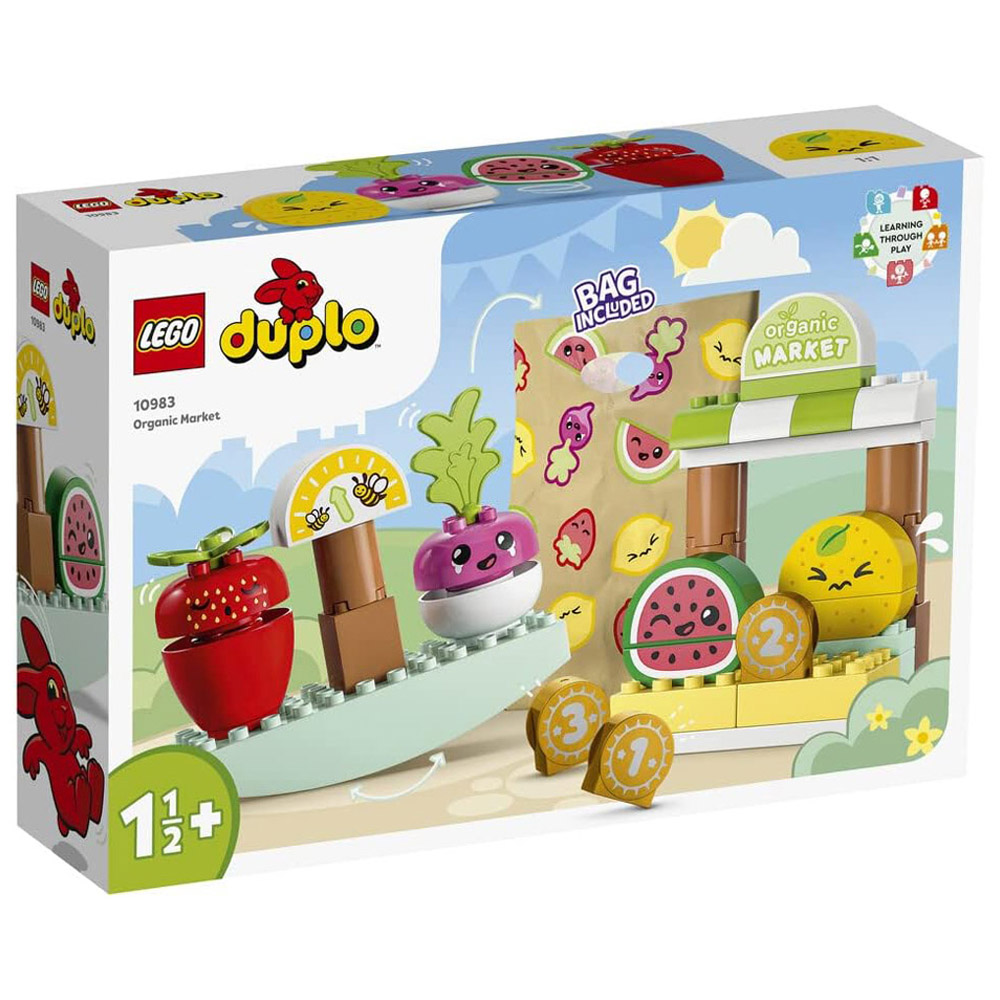 LEGO 10983 Duplo Organic Market Kid's Playset 1.5 to 3 Years Image 1