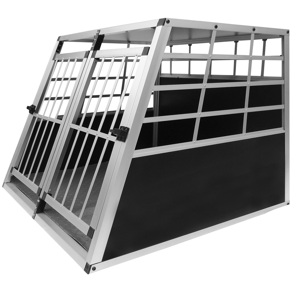 Monster Shop Car Pet Crate with Large Double Doors Image 1