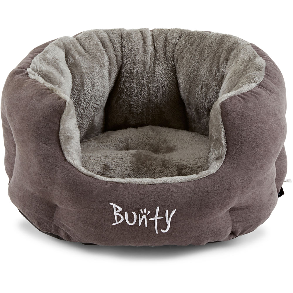 Bunty Polar Small Grey Dog Bed Image 1
