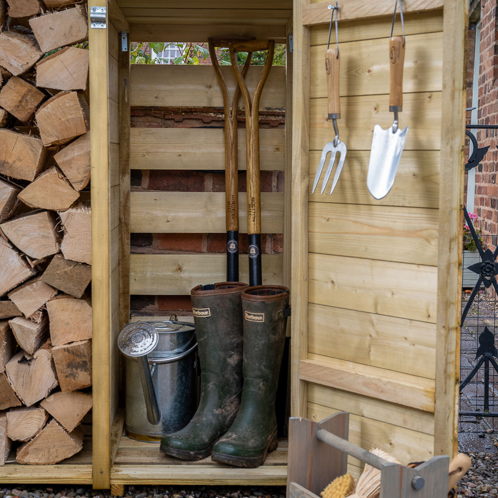 Forest Garden Log and Tool Store Image 3