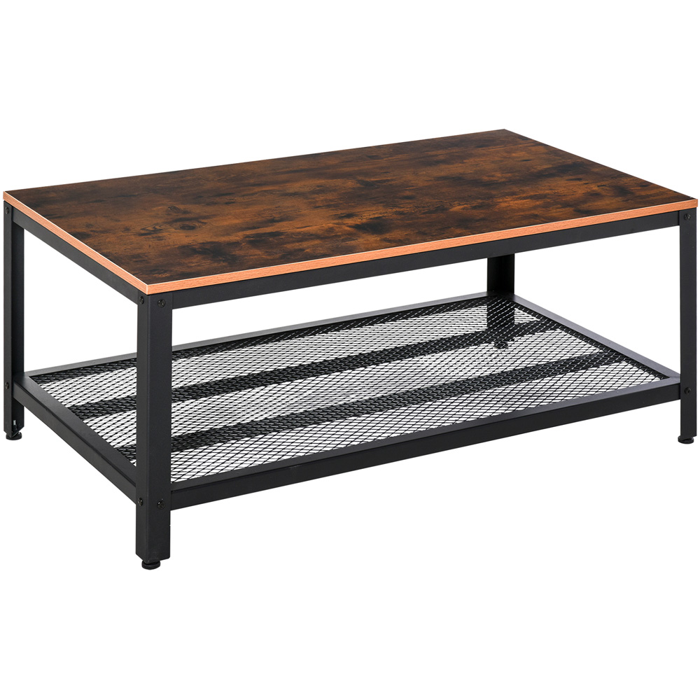 Portland Chestnut and Black Coffee Table Image 2