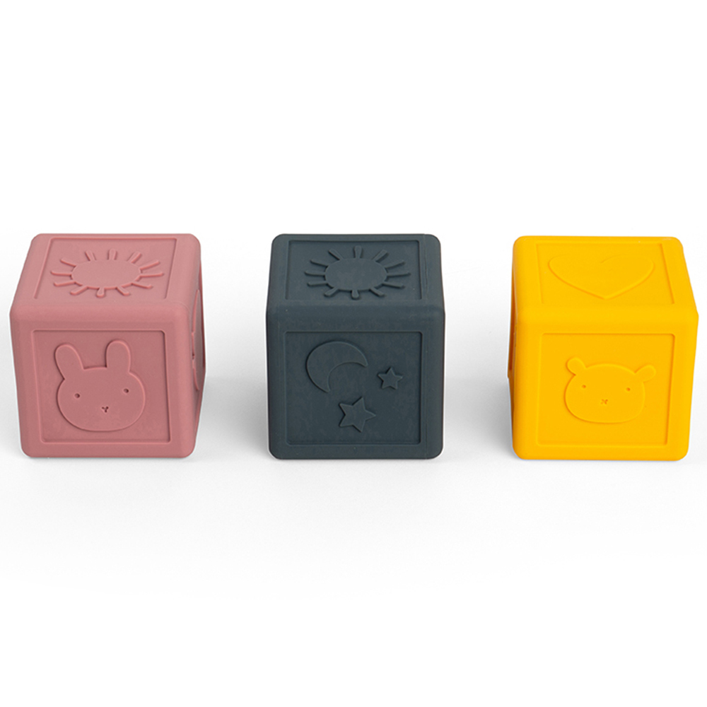 Bigjigs Toys Toddler Silicone Sensory Cubes Image 3