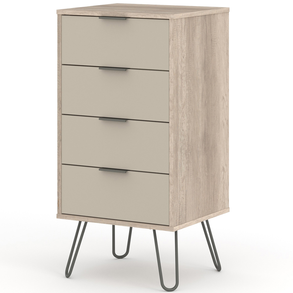 Core Products Augusta Driftwood and Calico 4 Drawer Narrow Chest of Drawers Image 3