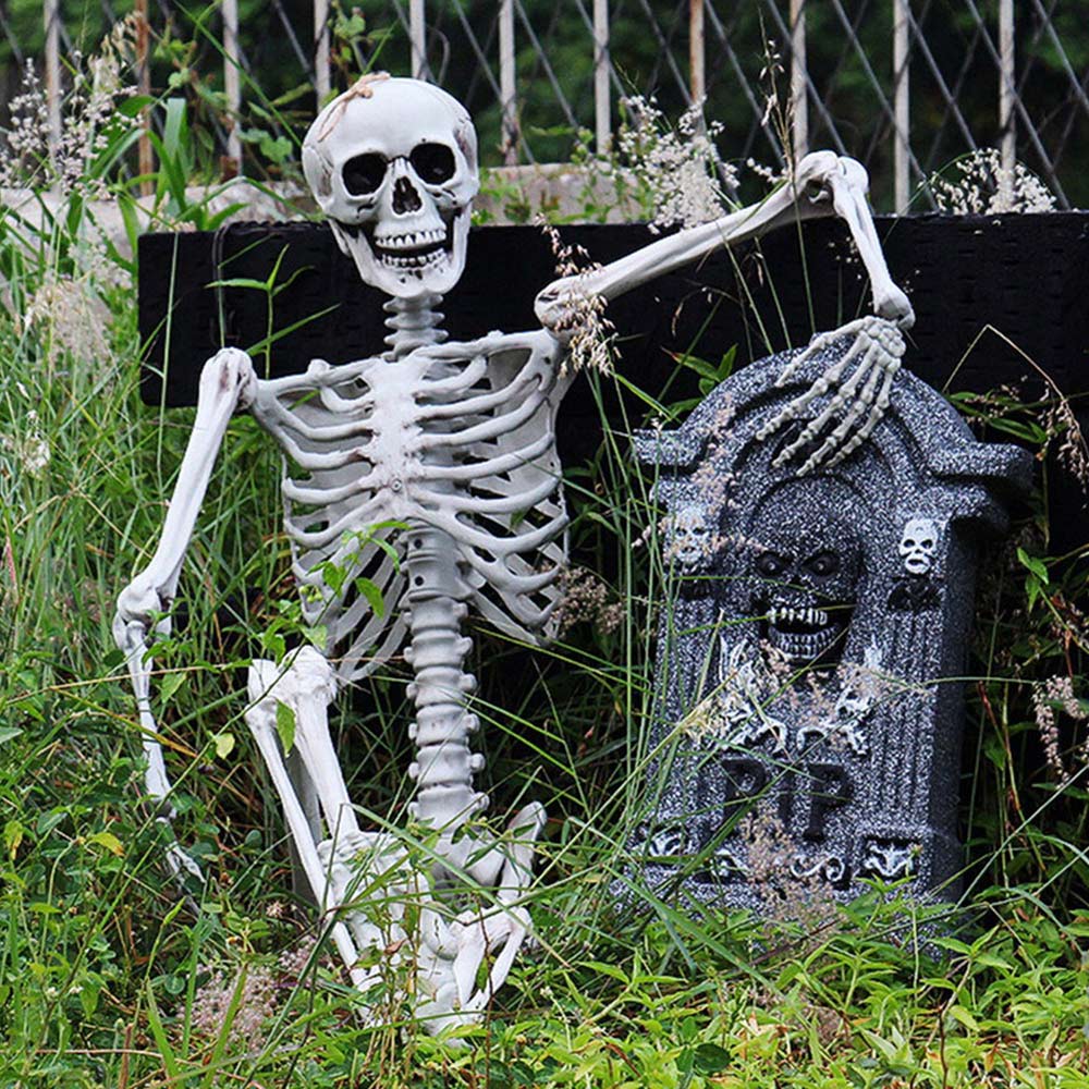Living and Home Halloween Poseable Human Skeleton 90cm Image 6