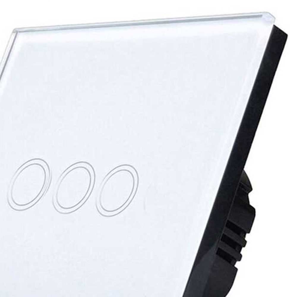 ENER-J 3 Gang White Smart Wi-Fi Touch Switch Image 2