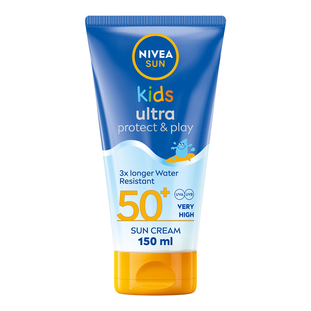Nivea Sun Kids Ultra Protect and Play Sun Cream Lotion SPF50+ 150ml Image 1