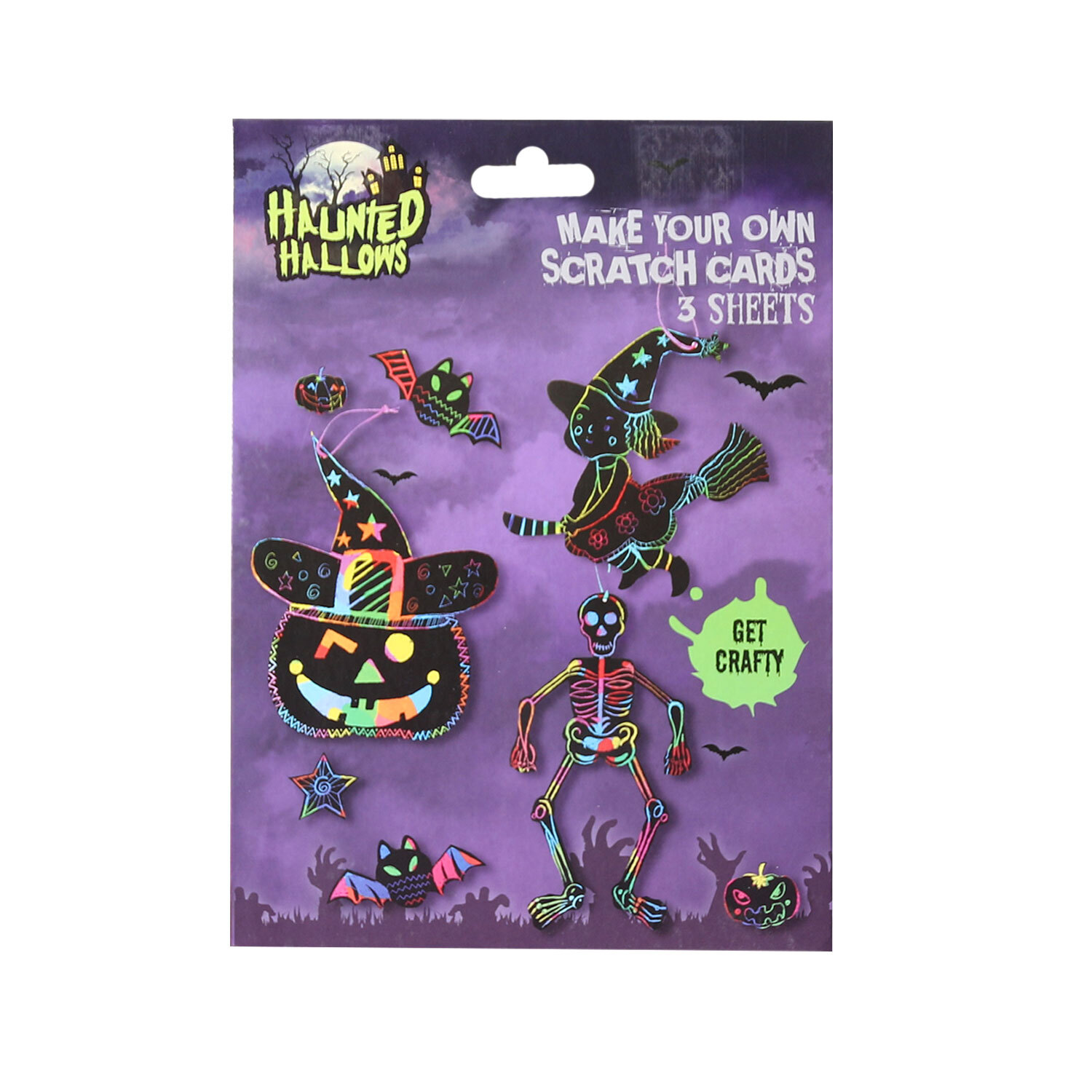 Make Your Own Halloween Scratch Cards Image