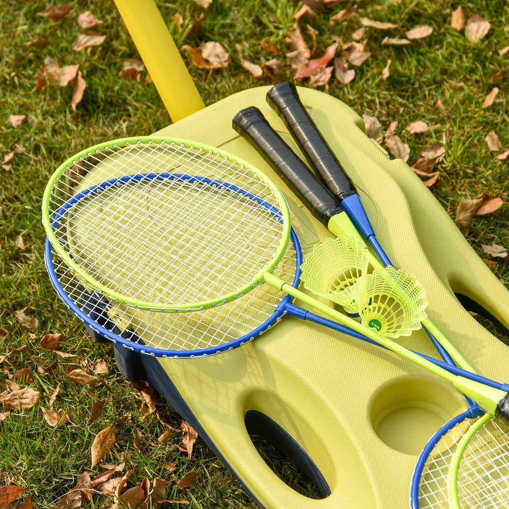 HOMCOM Portable Badminton Net Set Image 6