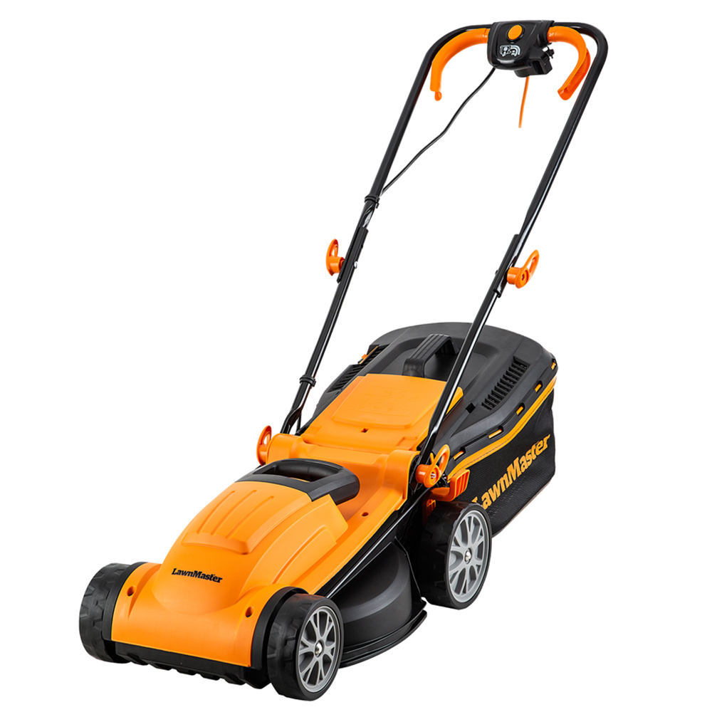 LawnMaster MEB1434M COMBO 1400W Hand Propelled 34cm Rotary Electric Lawn Mower with Line Trimmer Image 5