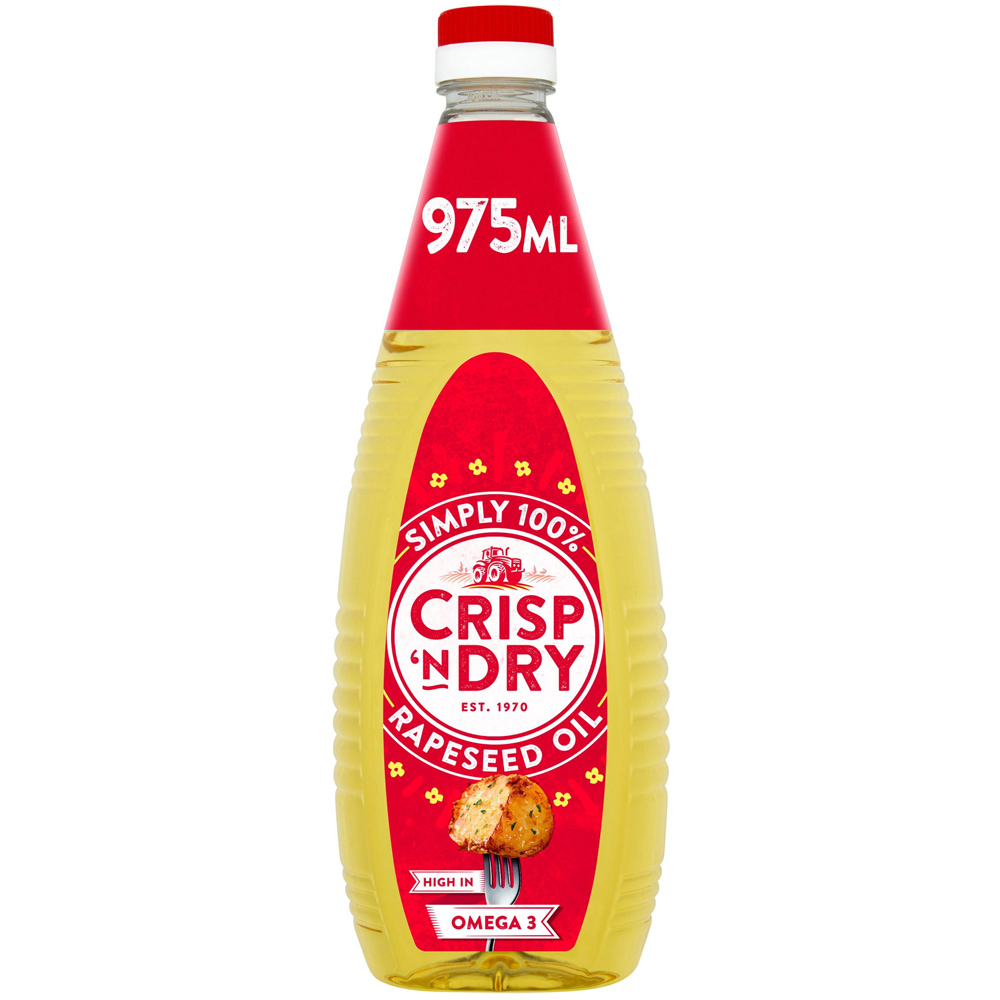 Crisp 'N Dry Simply 100% Rapeseed Oil 975ml Image