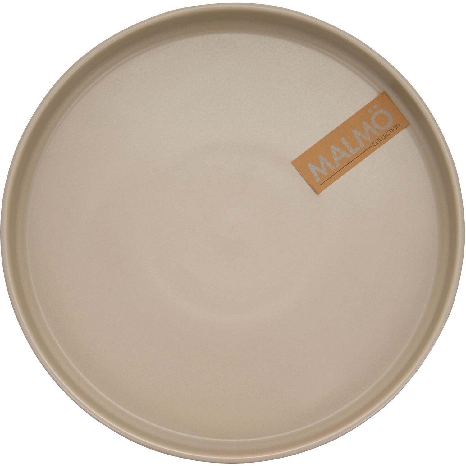 Malmo Greige Stacking Stoneware Dinner Plate Image 2