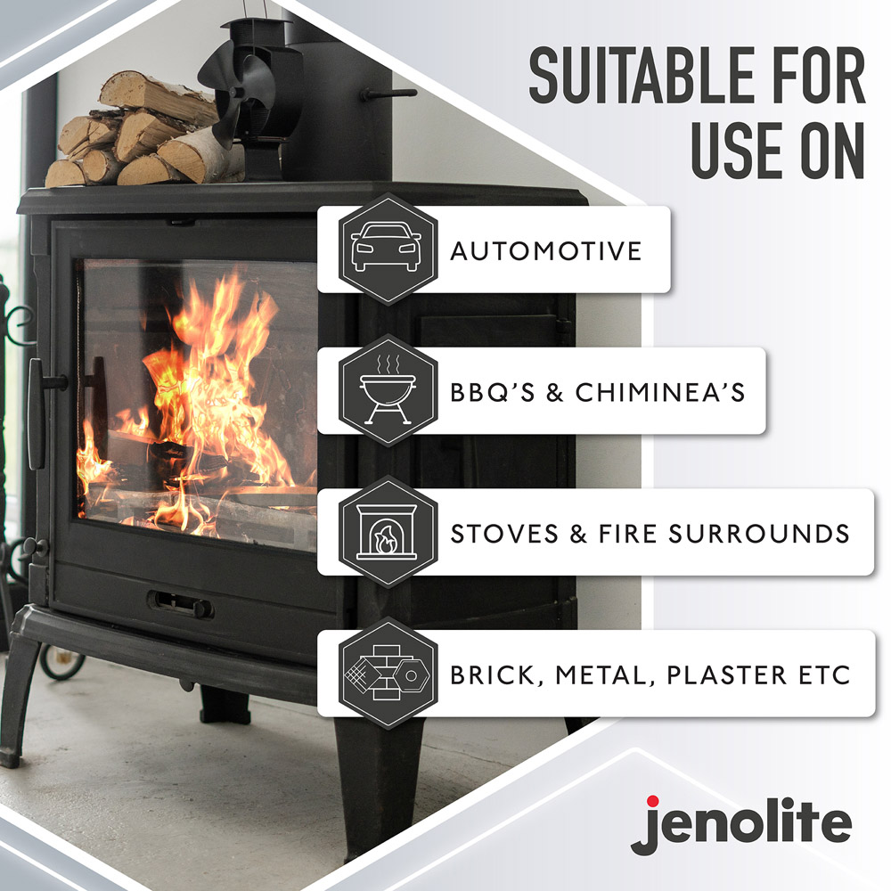 Jenolite Heat Resistant Black 500ml Image 5