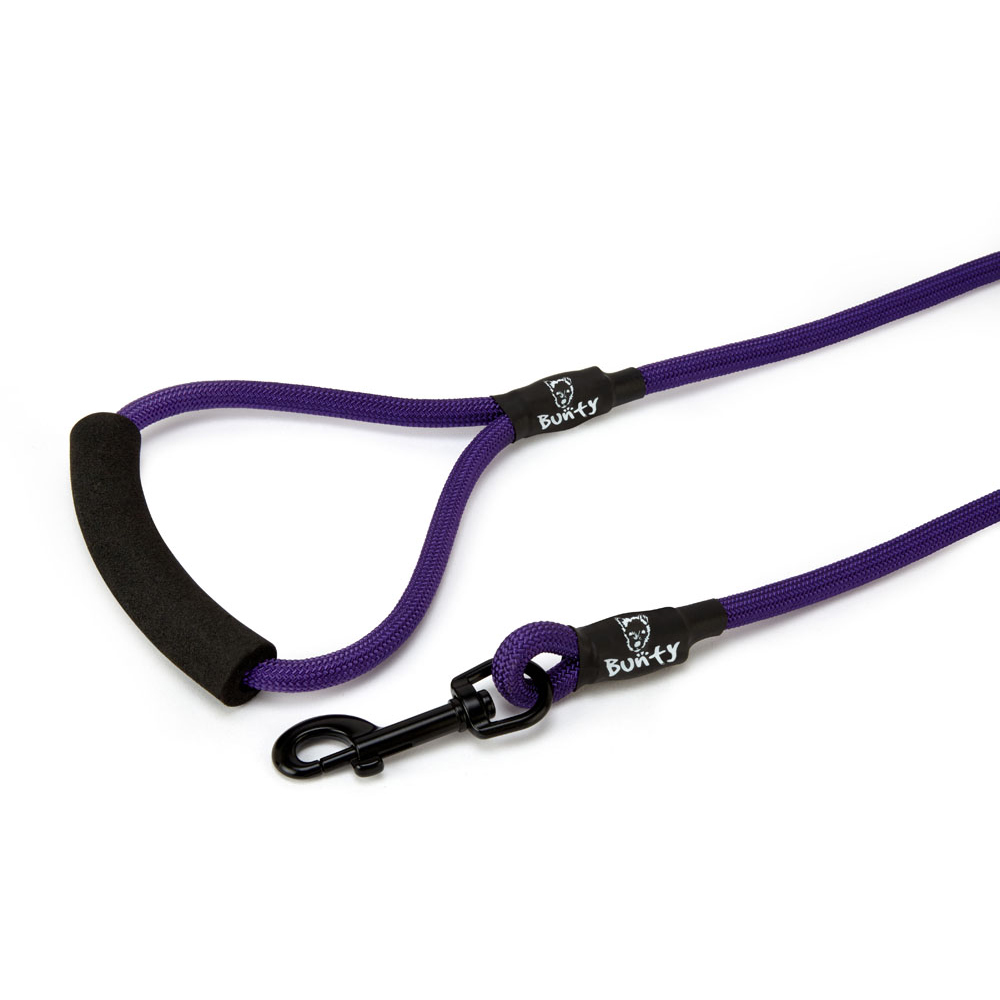 Bunty Extra Large Purple Rope Lead Image 2