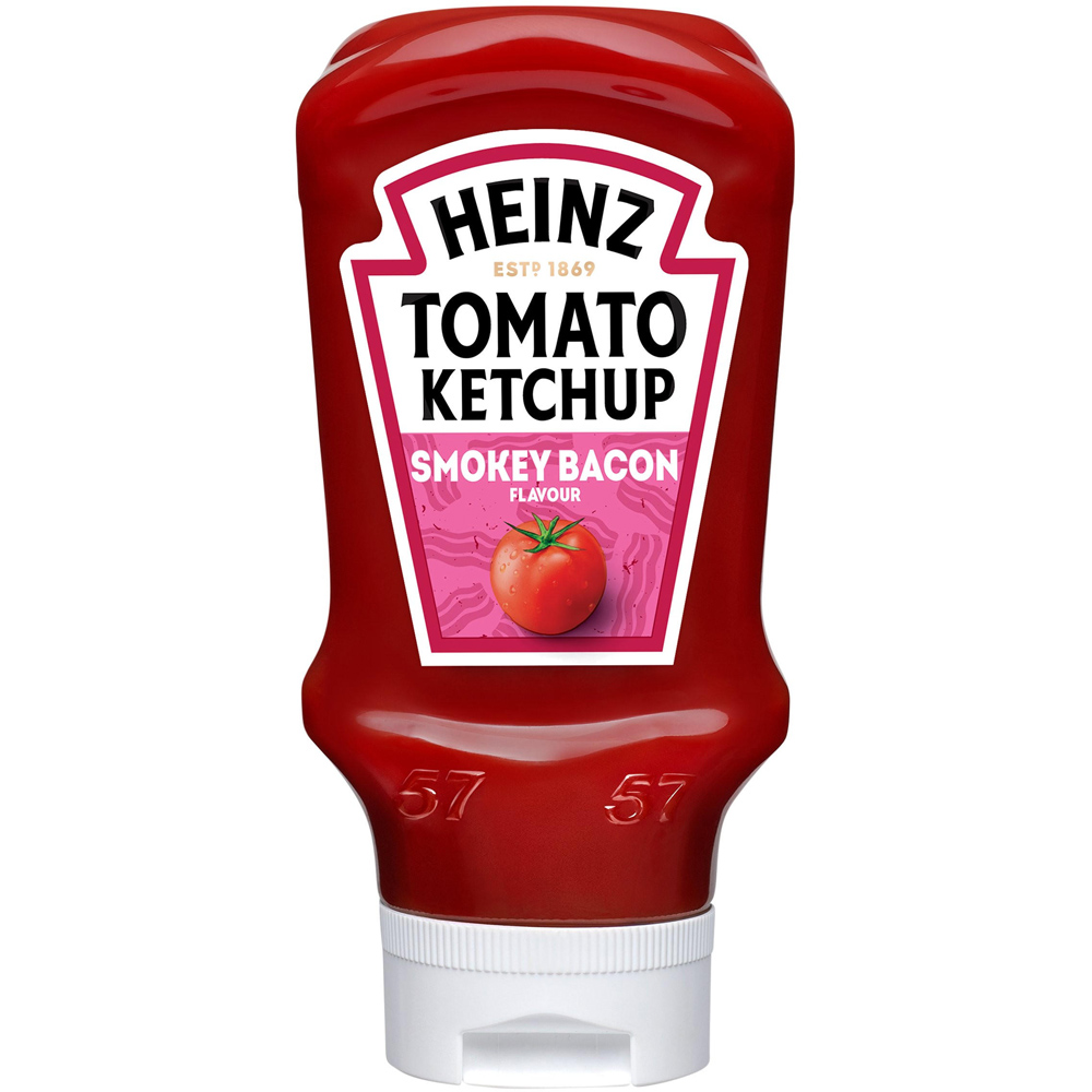 Heinz Tomato Ketchup Smokey Bacon 400ml Image