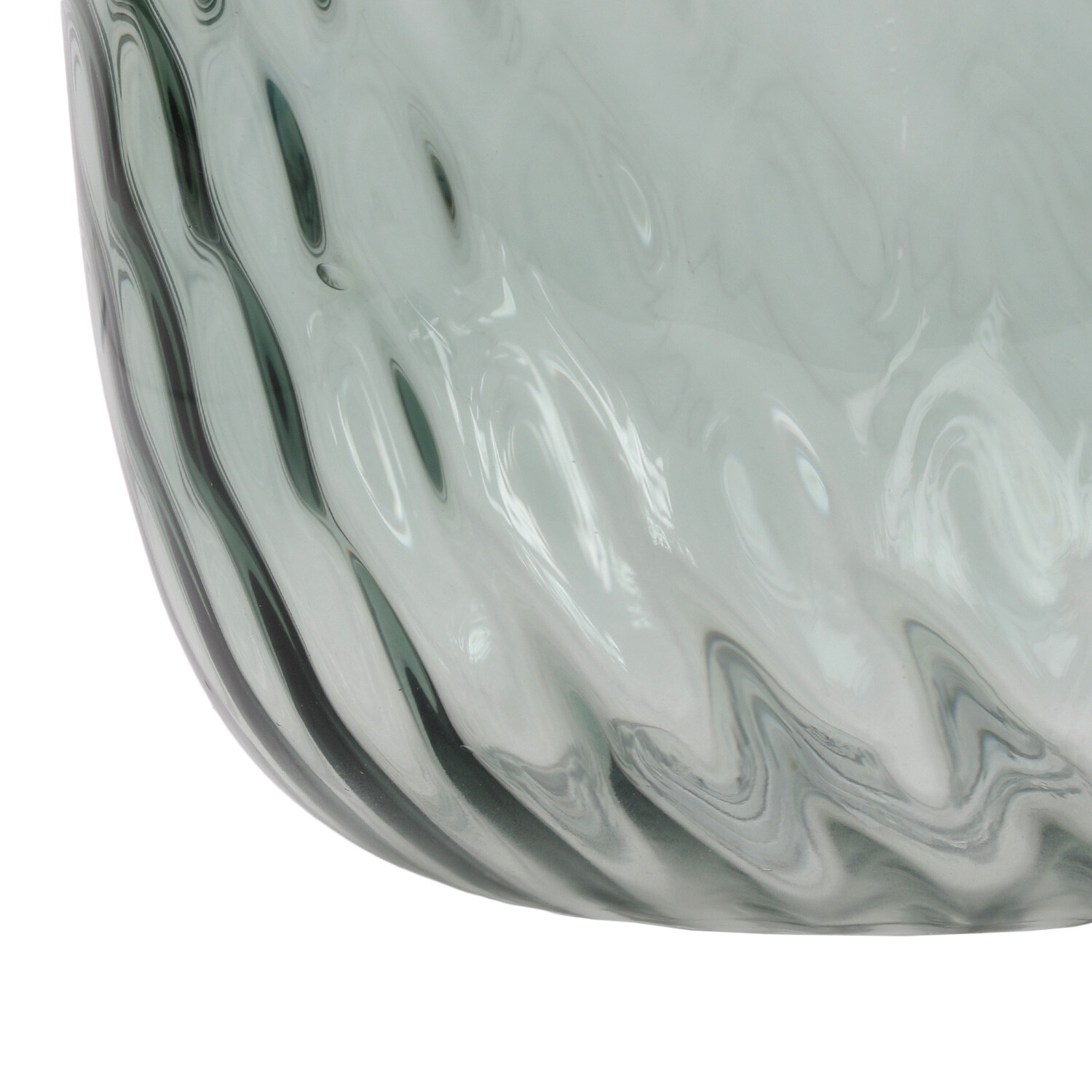 Mira Glass Vase - Ocean Green Image 2