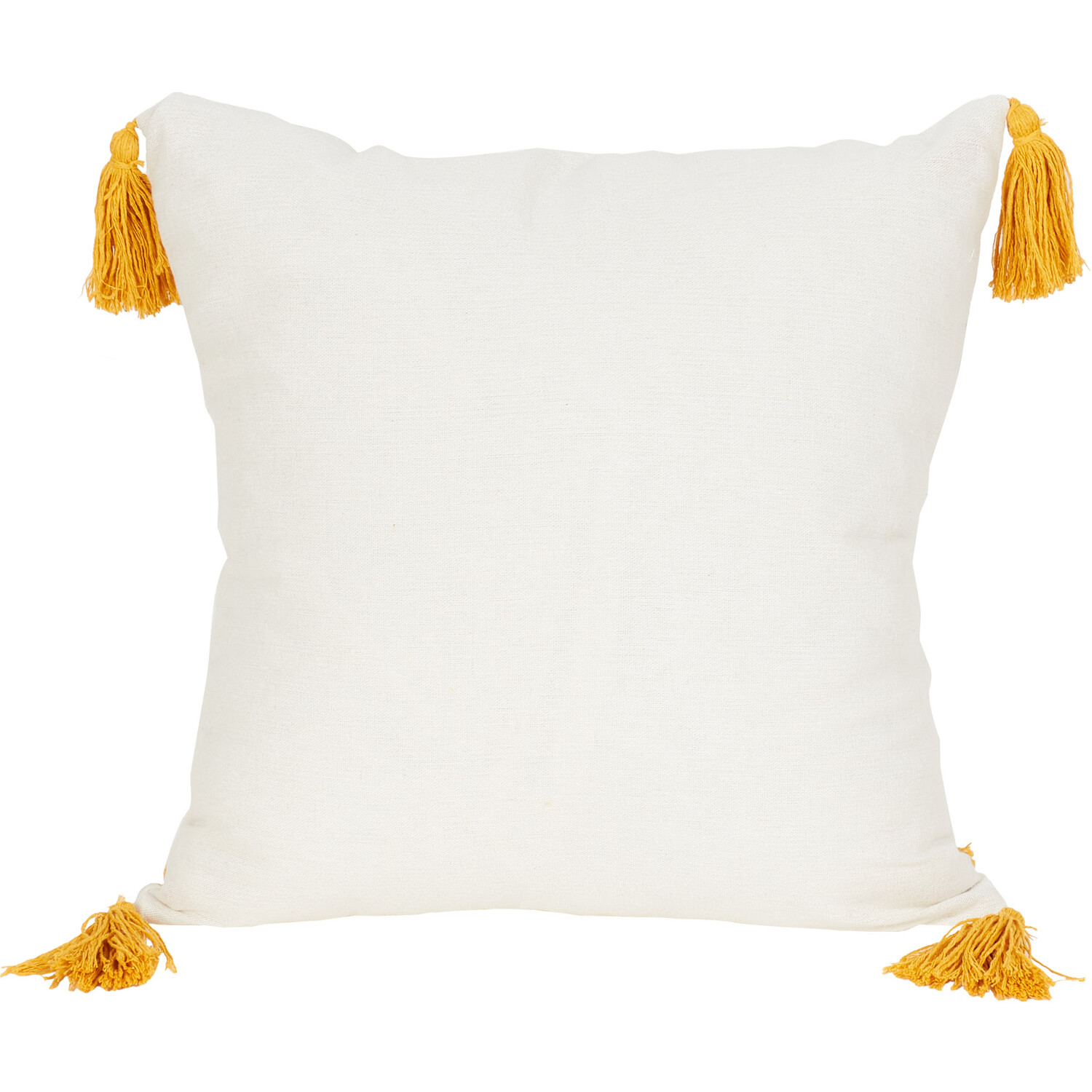 Soleil Tufted Cushion - Yellow Image 2