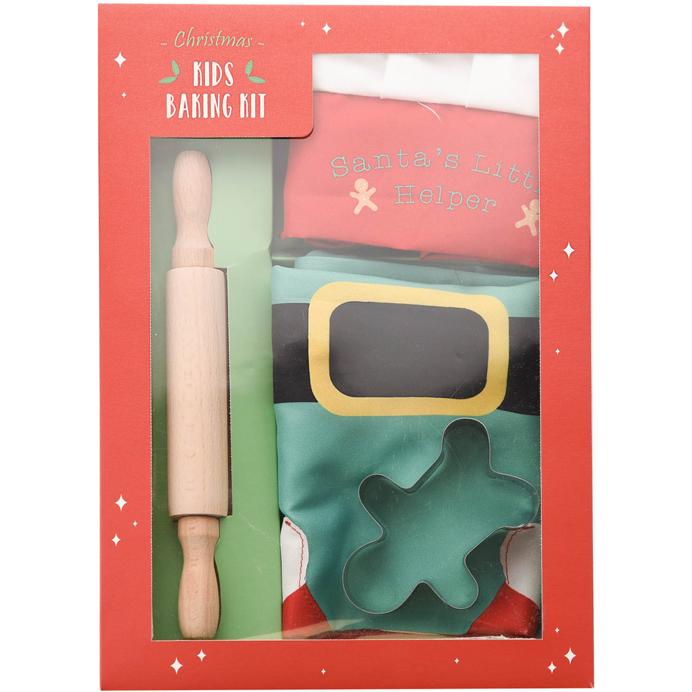 The Christmas Gift Co Green Kids Christmas Baking Kit Image 2