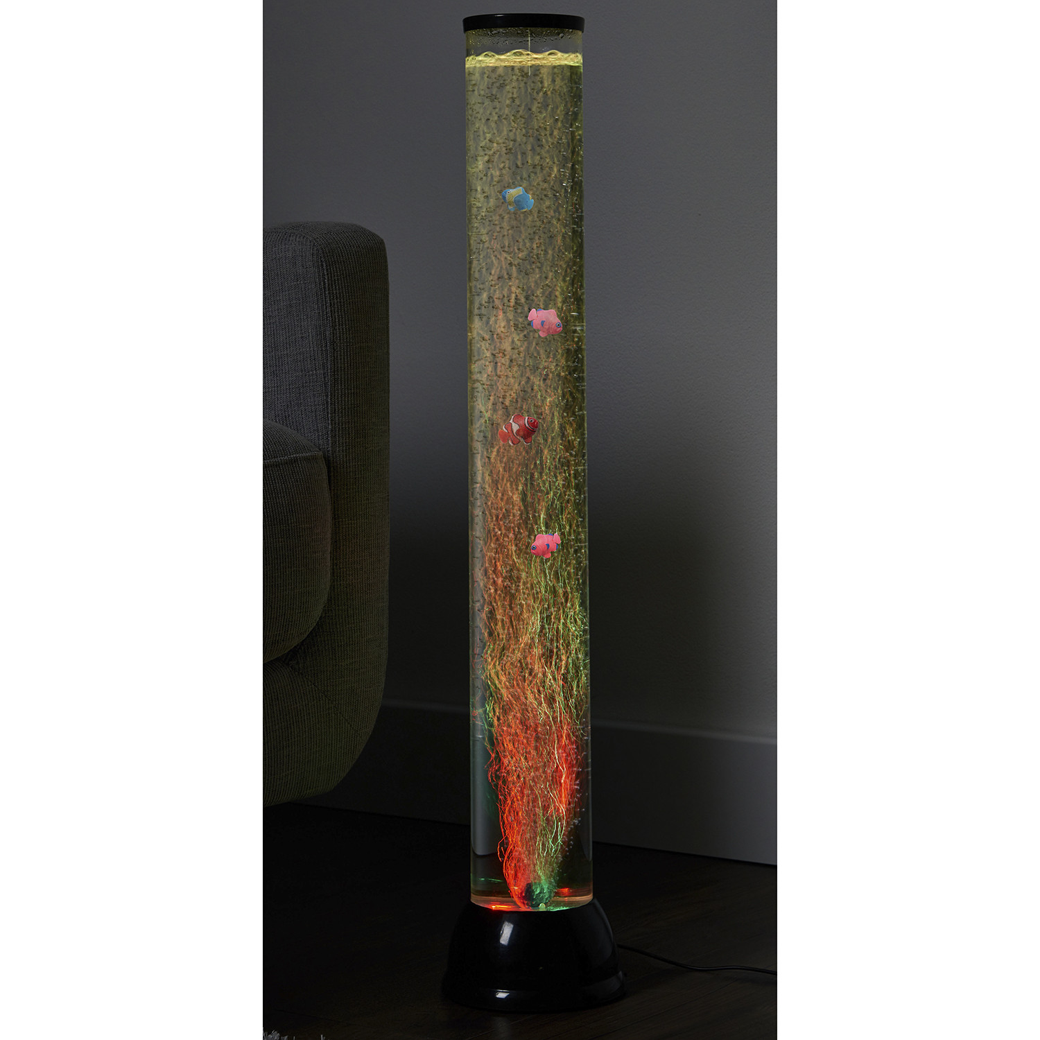 Tall Colour Changing Bubble Fish Decorative Floor Lamp Image 8
