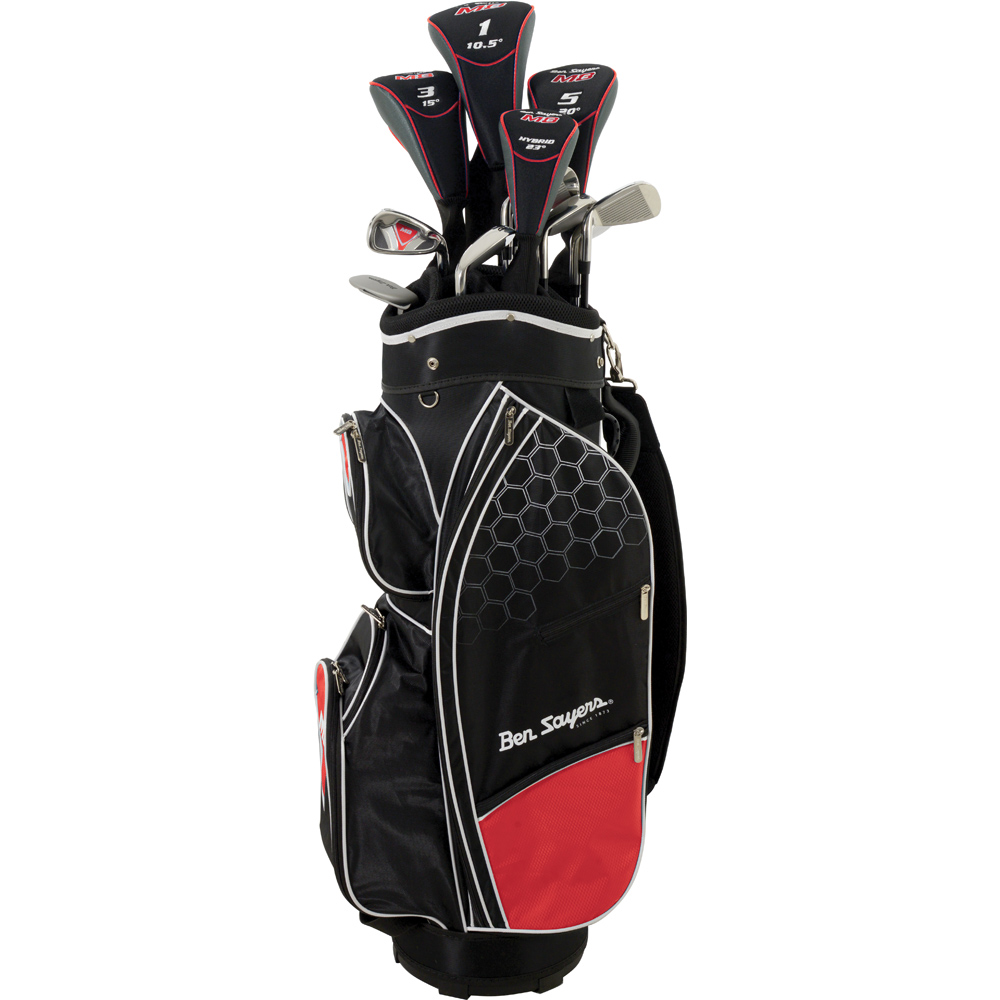 Ben Sayers M8 Package Set with Red Cart Bag Graphite Steel MRH Image 2