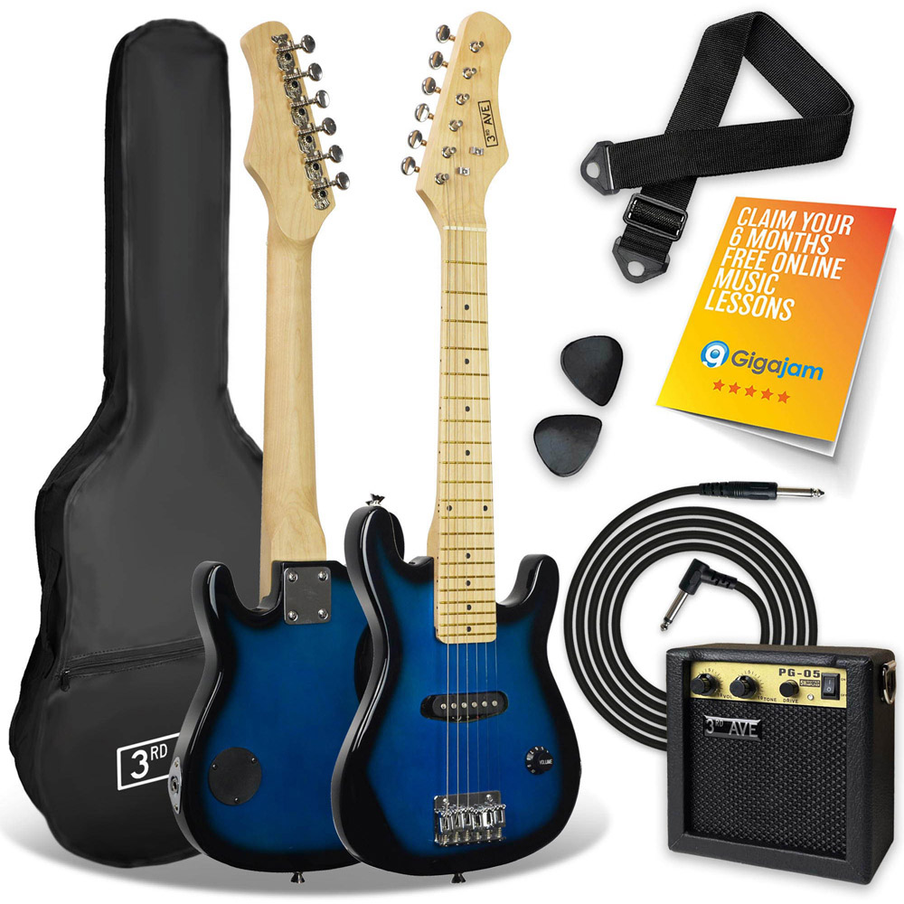 3rd Avenue Blueburst Junior Electric Guitar Set Image 1