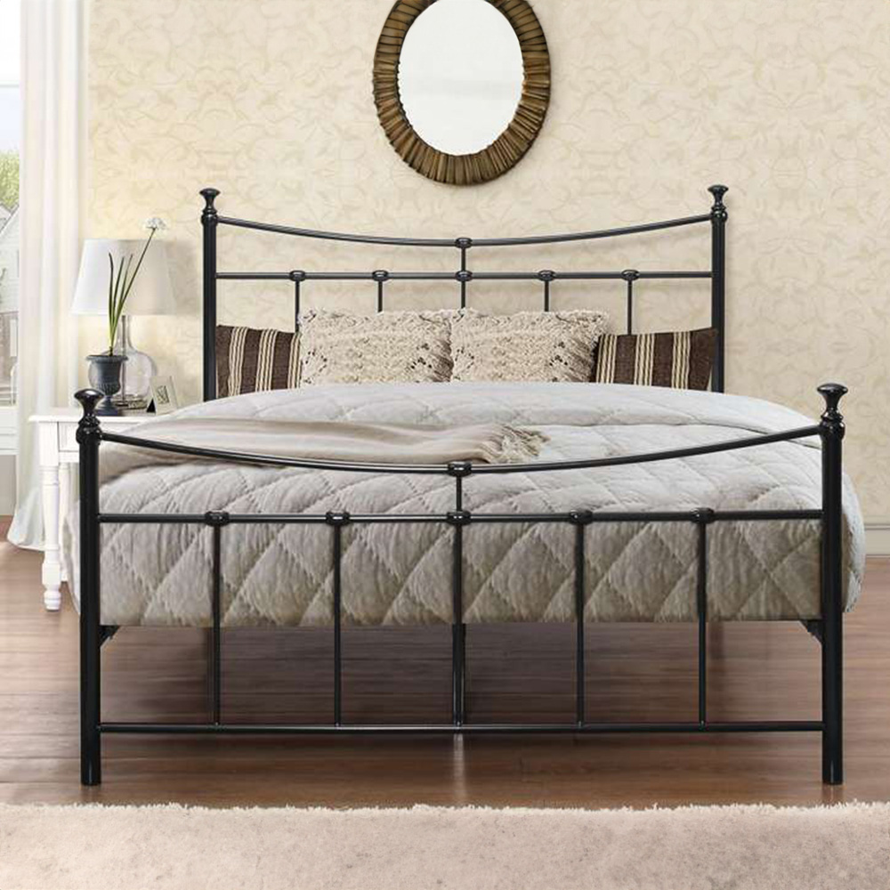 Emily Small Double Black Bed Frame Image 3