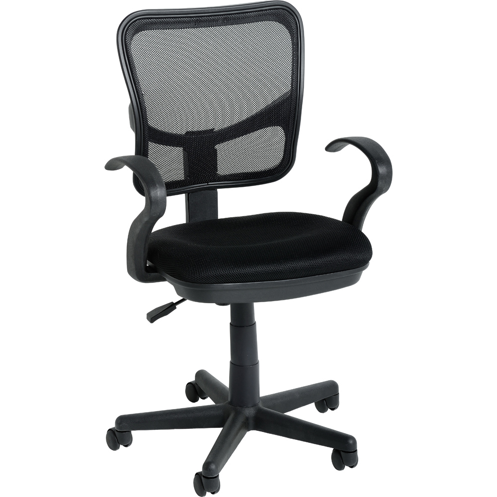 Seconique Clifton Black Swivel Home Office Chair Image 5