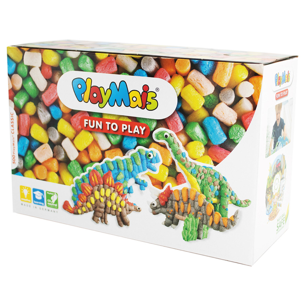 PlayMais Eco Play Fun To Play Dinosaur Craft Kit 500 Pieces Image 1