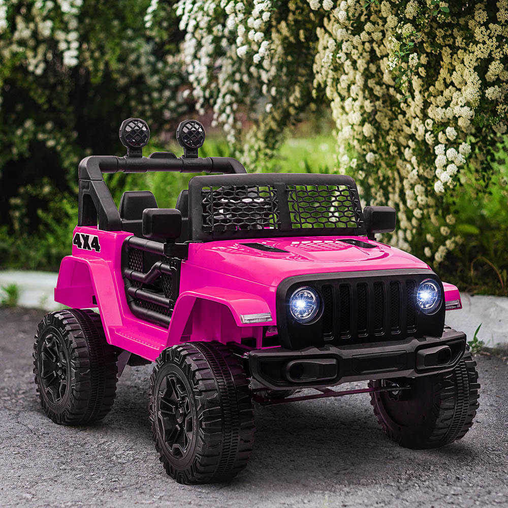 Tommy Toys Kids Ride On Electric Truck Pink 12V Image 2