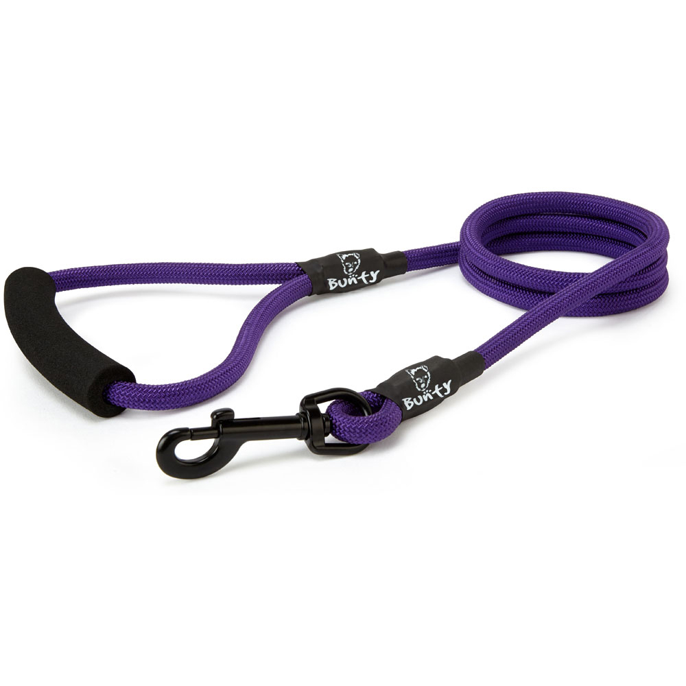 Bunty Extra Large Purple Rope Lead Image 3