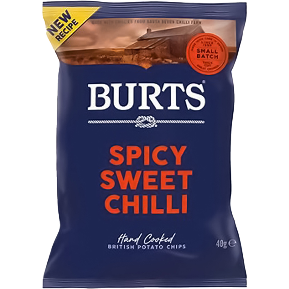 Burts Spicy Sweet Chilli Crisps 40g Image