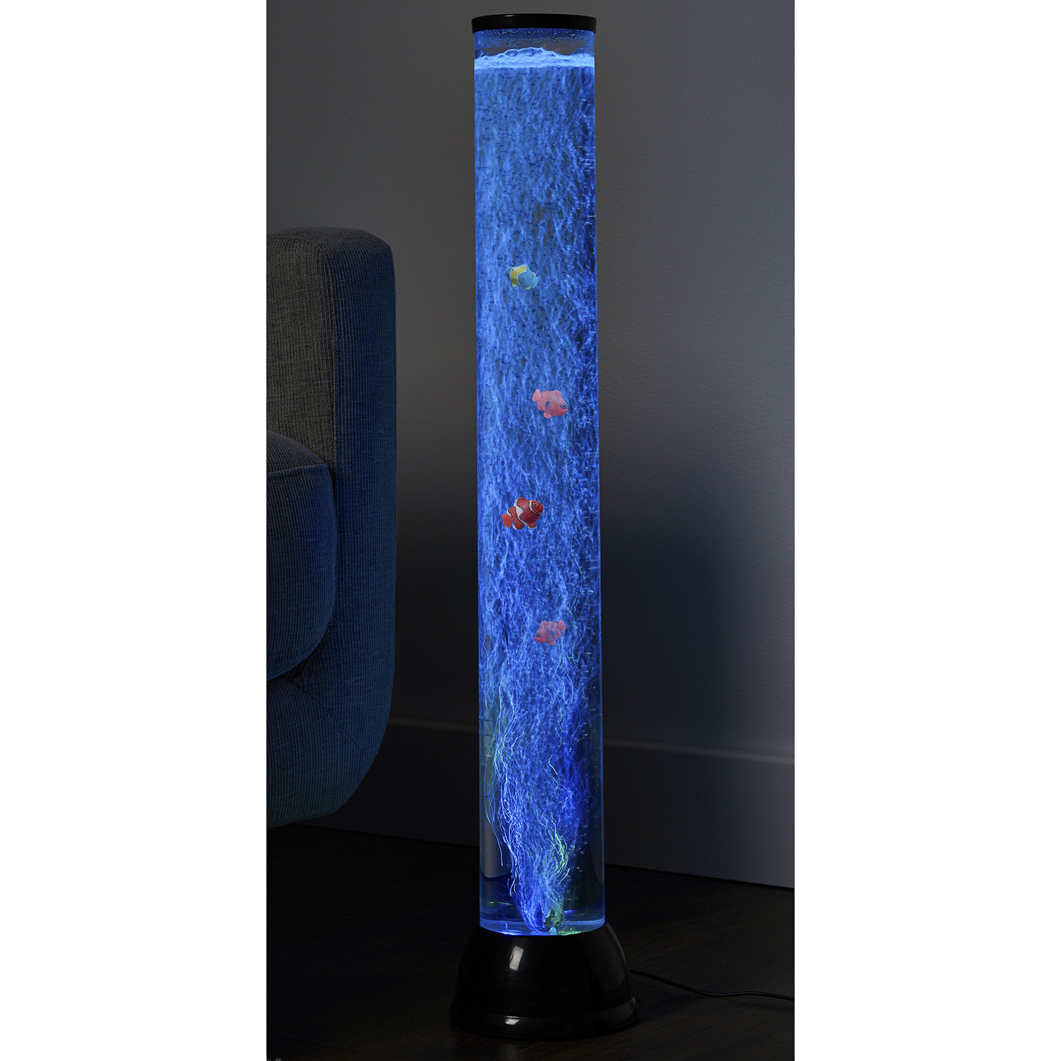 Tall Colour Changing Bubble Fish Decorative Floor Lamp Image 5