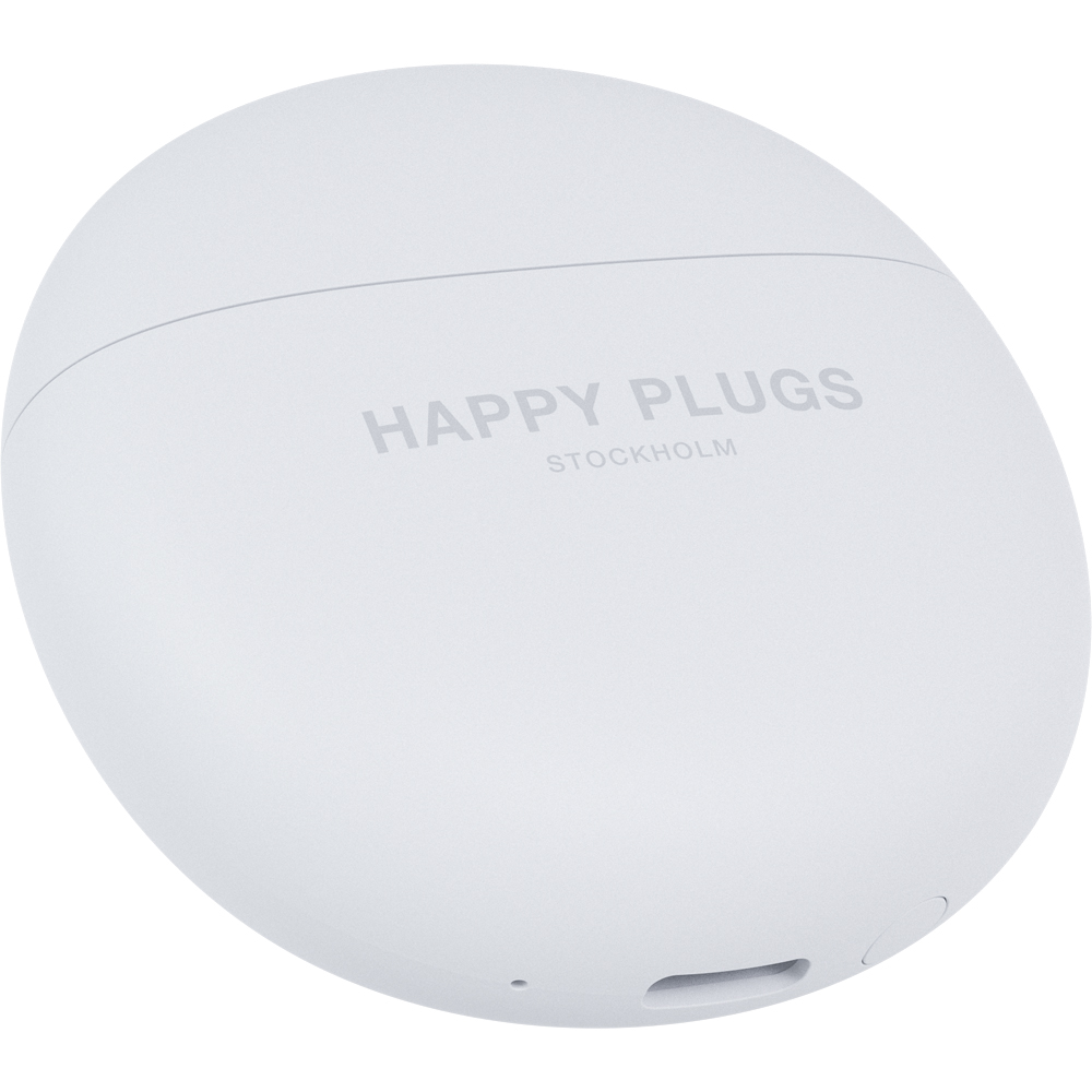 Happy Plugs Joy Lite White Wireless Bluetooth Earbuds Image 5